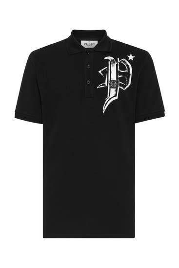PHILIPP PLEIN - Polo-Shirt SKULL&BONES 02 | black