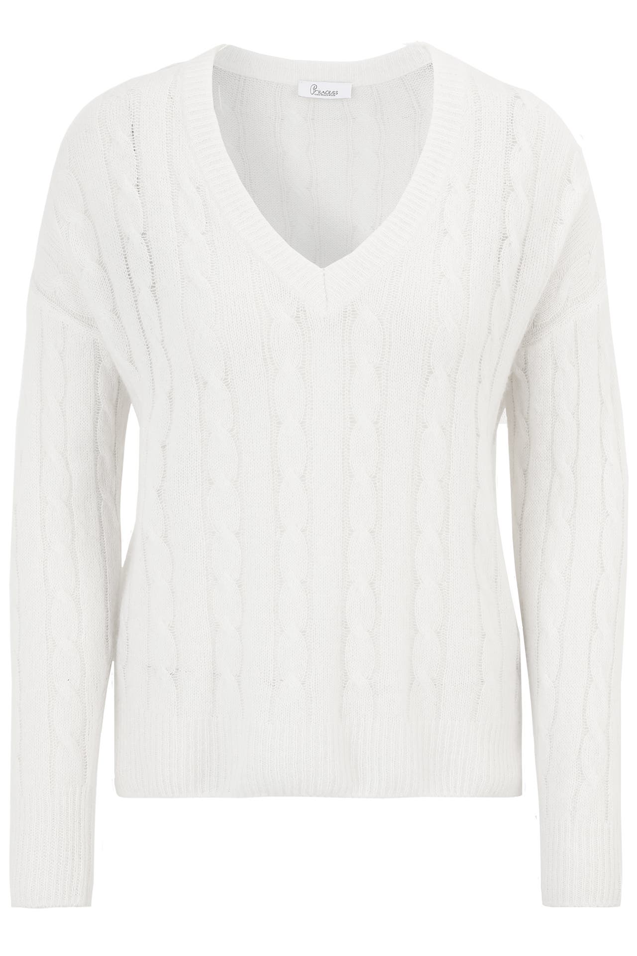 PRINCESS GOES HOLLYWOOD Pullover mit Kaschmir offwhite, Bild 1
