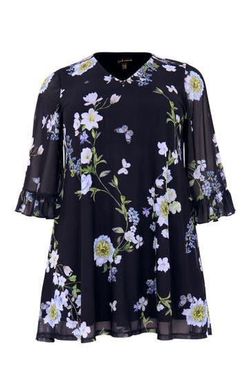 YOEK Tunika lockere Passform schwarz