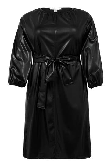 YOEK Midikleid mit Langarm schwarz