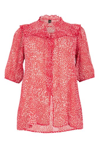 YOEK Tunika mit kurzarm rot