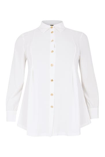 YOEK Blusenshirt mit Langarm ekrü