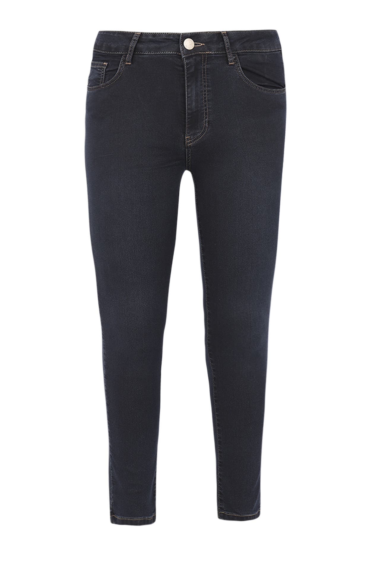 YOEK Stoffhose Skinny Fit dark indigo Slim, Bild 1