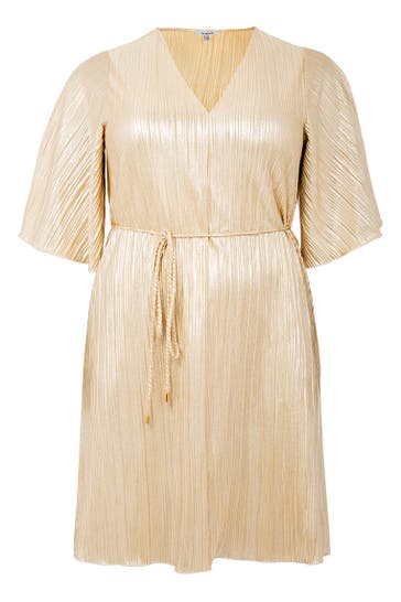 YOEK Tunika Lockere Passform gold