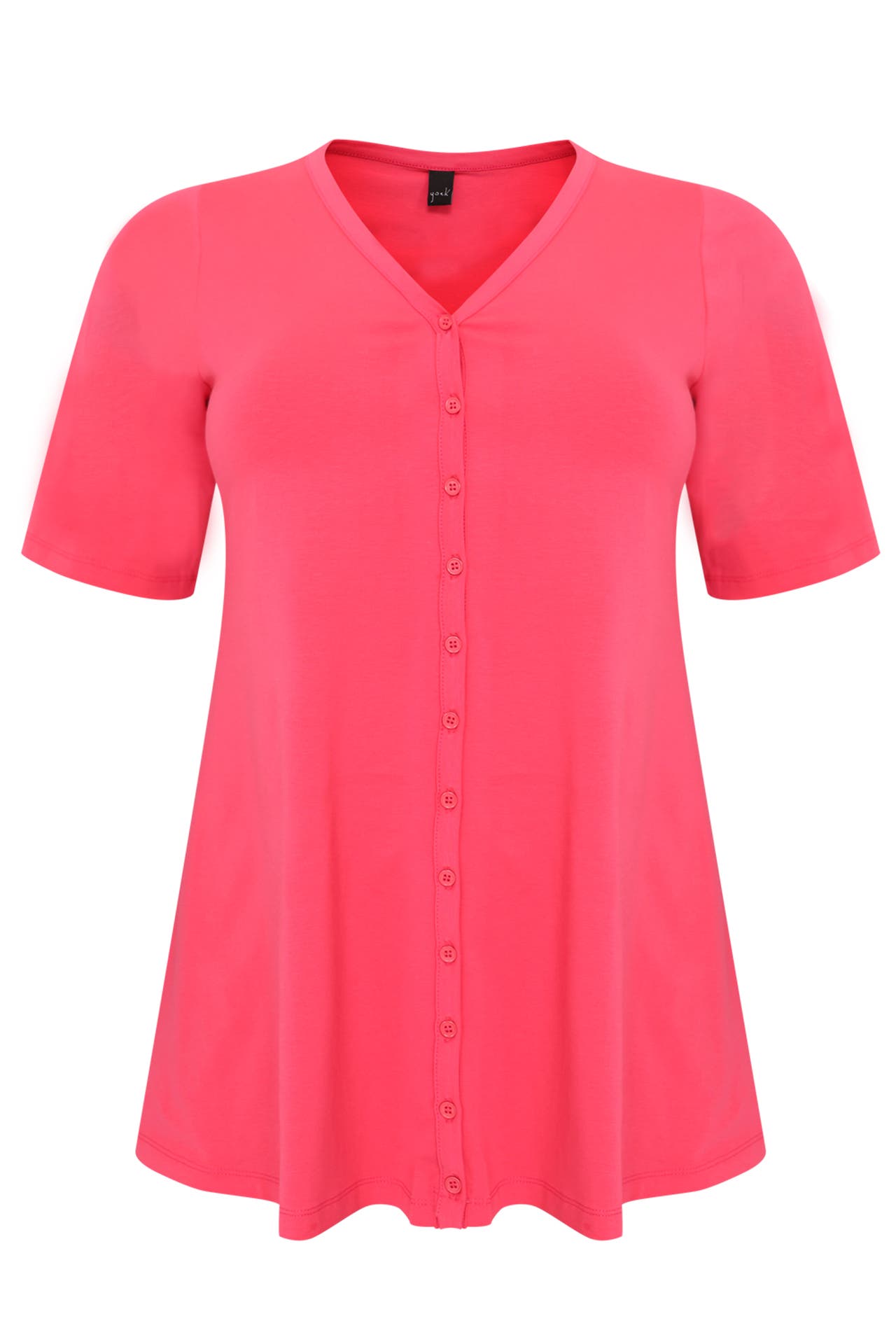 YOEK Tunika mit kurzarm rosa, Bild 1