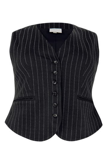 YOEK Strickjacke mit Druck schwarz