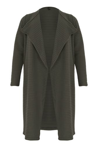 YOEK Strickjacke mit Langarm hellgrün