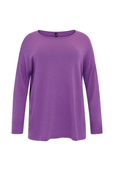 YOEK Pullover mit Langarm lila