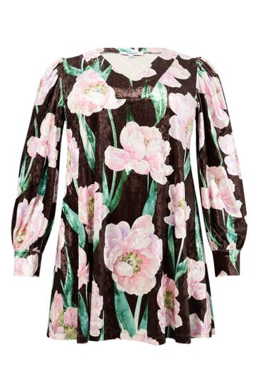 YOEK Tunika Lockere Passform braun