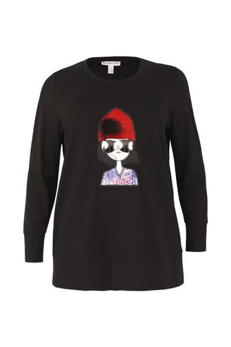 YOEK Sweatshirt mit Langarm schwarz
