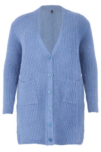 YOEK Strickjacke mit Langarm indigo