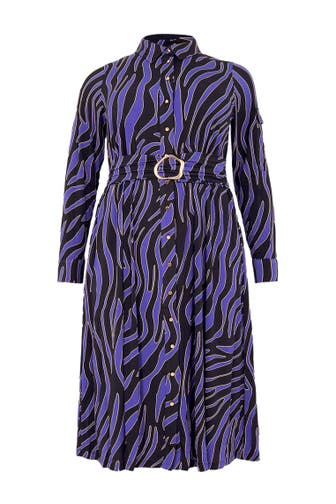 YOEK Casual-Kleid mit Druck schwarz