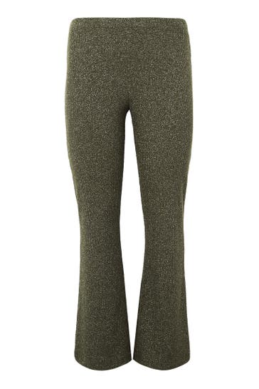 YOEK Stoffhose Bootcut hellgrün Straight
