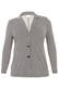 Blazer mit Druck kariert schwarz