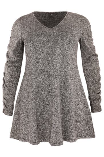 YOEK Tunika mit Langarm schwarz