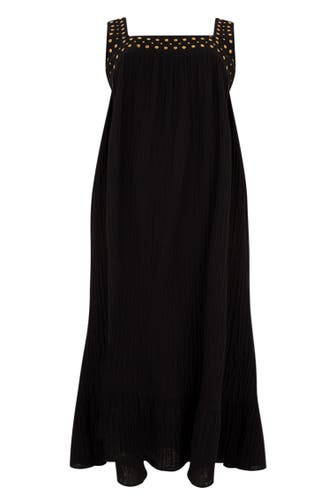 YOEK Casual-Kleid mit Streifendruck schwarz