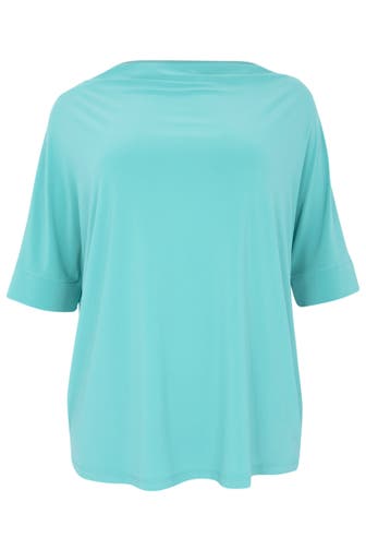 YOEK T-Shirt mit kurzarm türkis