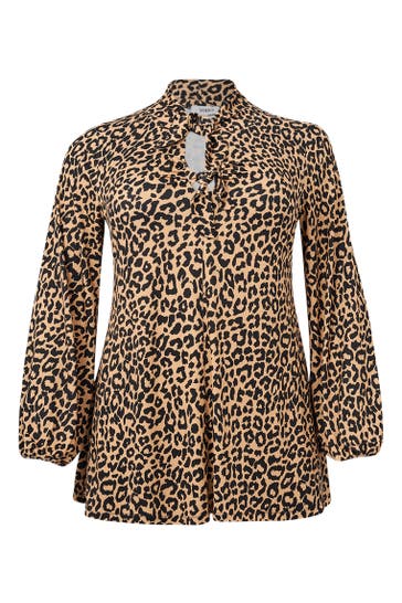 YOEK Top mit Druck schwarz