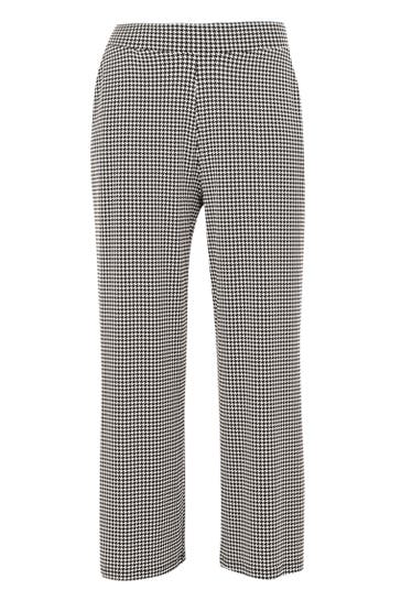 YOEK Stoffhose mit einem elastischen Bund schwarz Wide/ Loose Fit