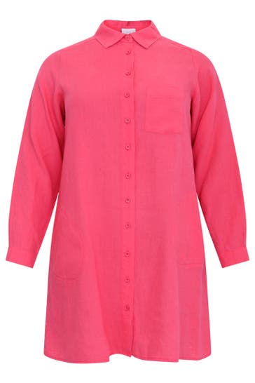 YOEK Blusenshirt mit Tasche rosa