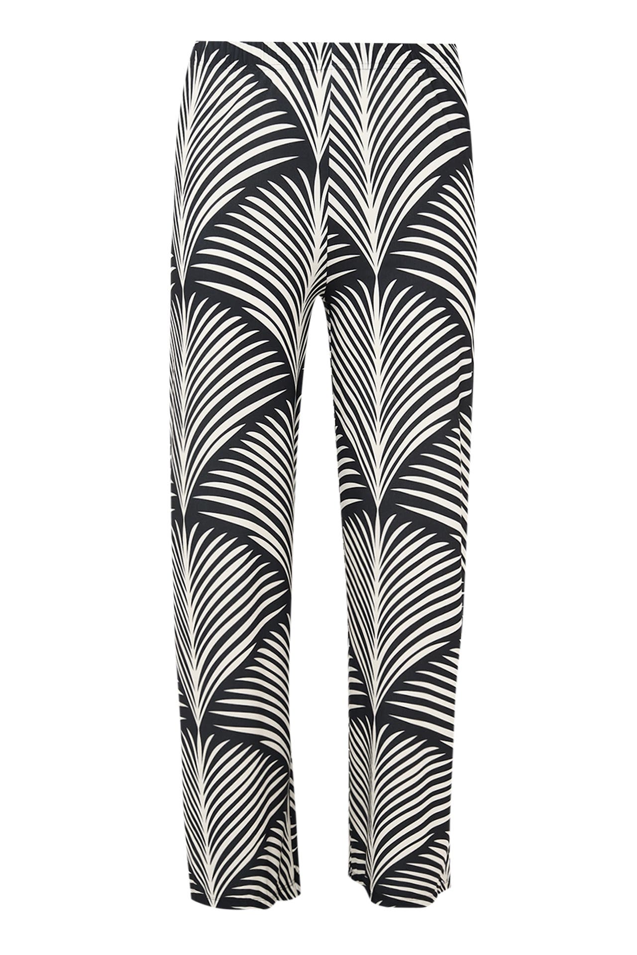 YOEK Stoffhose mit einem elastischen Bund schwarz Straight, Bild 1