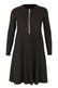 Casual-Kleid mit Langarm schwarz
