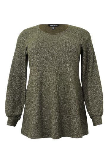 YOEK Tunika Lockere Passform hellgrün