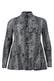 Blusenshirt mit Schlangenprint grau
