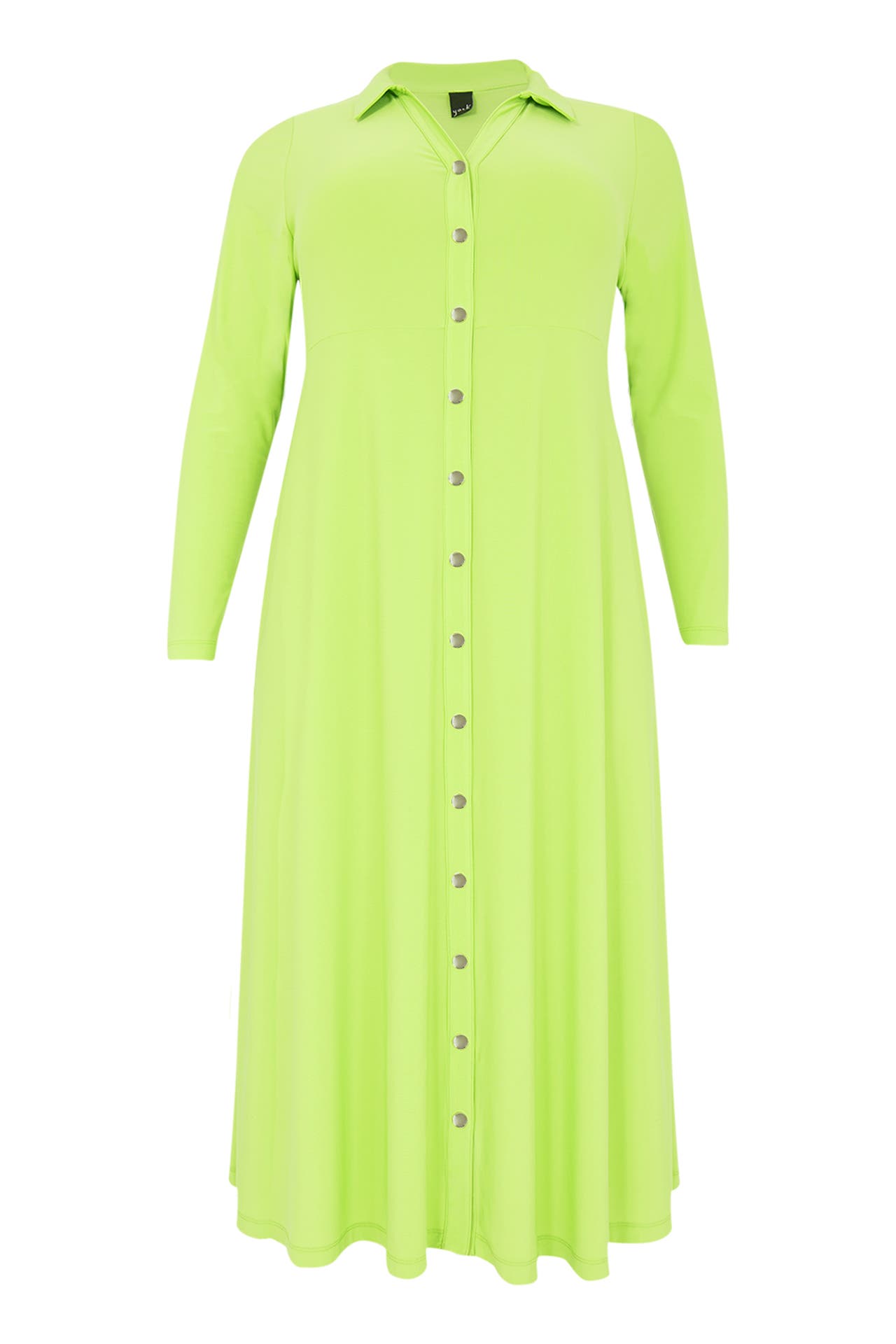 YOEK Casual-Kleid Mit Knöpfen bright green, Bild 1