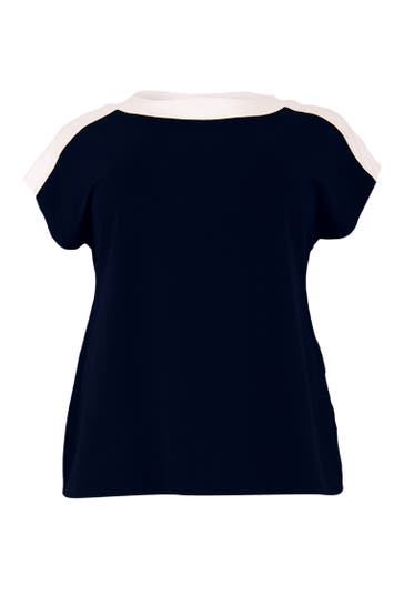 YOEK Tunika mit Druck blau