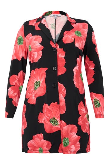 YOEK Blazer mit Langarm rot
