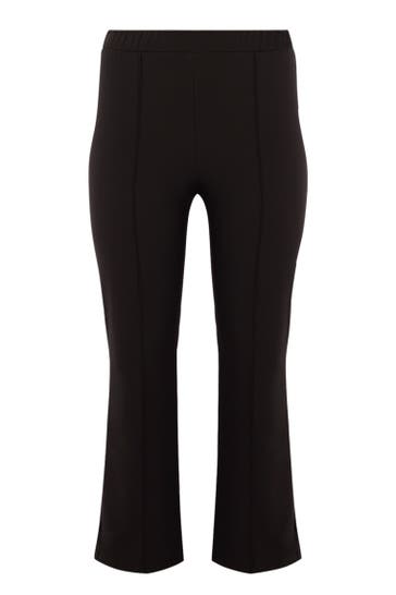 YOEK Stoffhose cigarette fit schwarz Straight