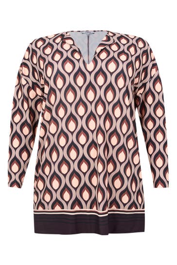 YOEK Top mit Druck lila