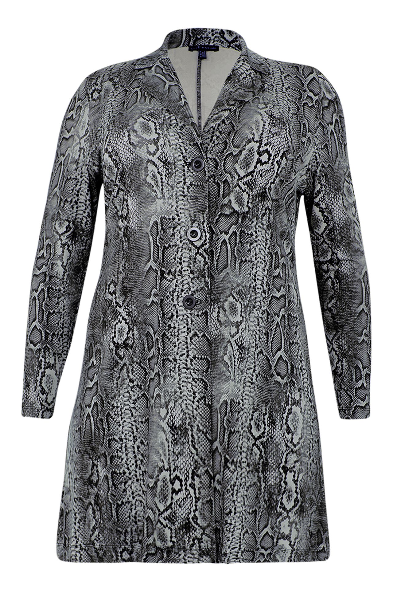 YOEK Blazer mit Knopfverschluss grau, Bild 1