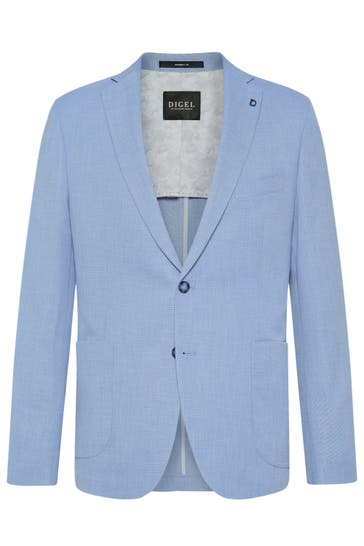 DIGEL Business-Sakko Edward Hellblau Modern Fit