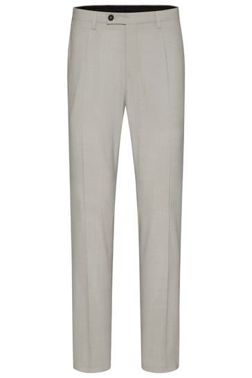 DIGEL Business-Hose Nanno Hellbeige Slim