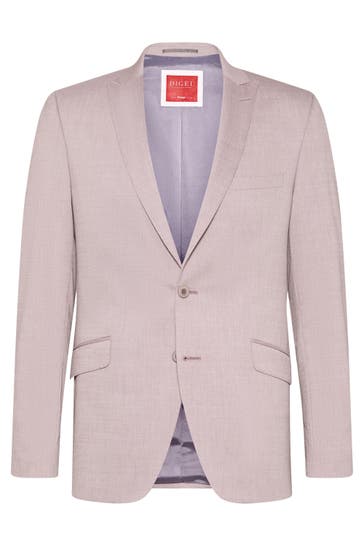 DIGEL Business-Sakko Ringo Hellrot Slim Fit