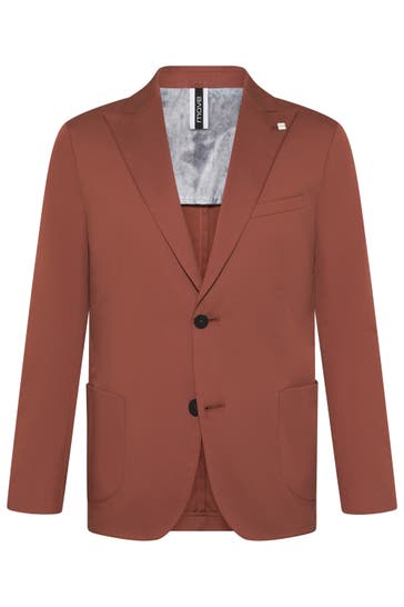 DIGEL Business-Sakko Aron Rostbraun Slim Fit