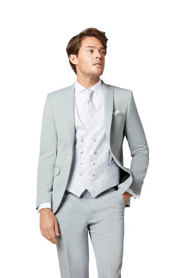 DIGEL Business-Sakko Raymond Hellgrau Slim Fit