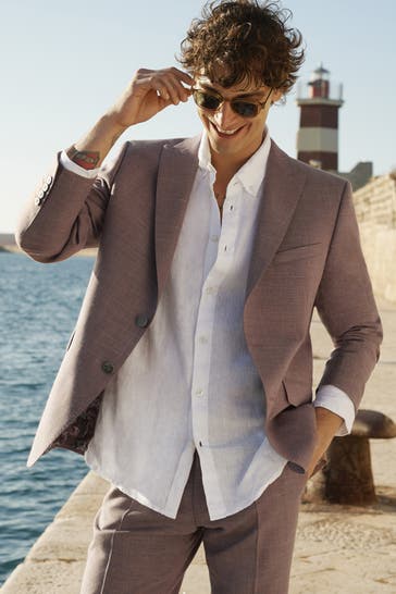 DIGEL Business-Sakko Ringo Hellrot Slim Fit