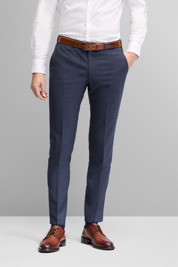 DIGEL Business-Hose Franco Mittelblau Slim
