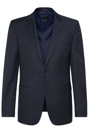 DIGEL Business-Sakko Duncan-AMF Dunkelblau Modern Fit