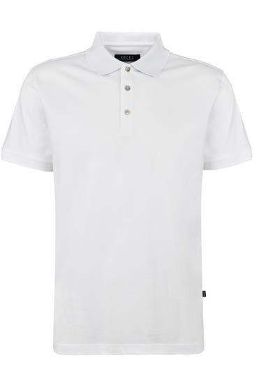 DIGEL Polo-Shirt Dimaz 1/2 weiss