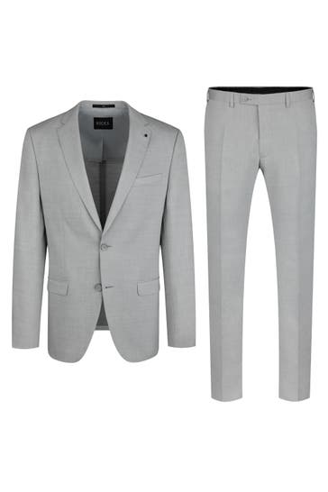 DIGEL Anzug Kylo Hellgrau Slim Fit