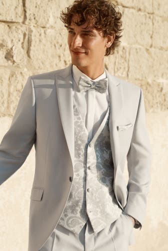 DIGEL Anzug Laurent Grau Slim Fit