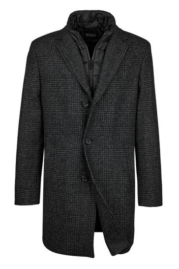 DIGEL Wollmantel Deus Schwarz