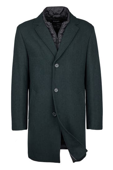 DIGEL Wollmantel Deus grün