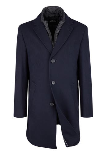 DIGEL Wollmantel Deus Blau