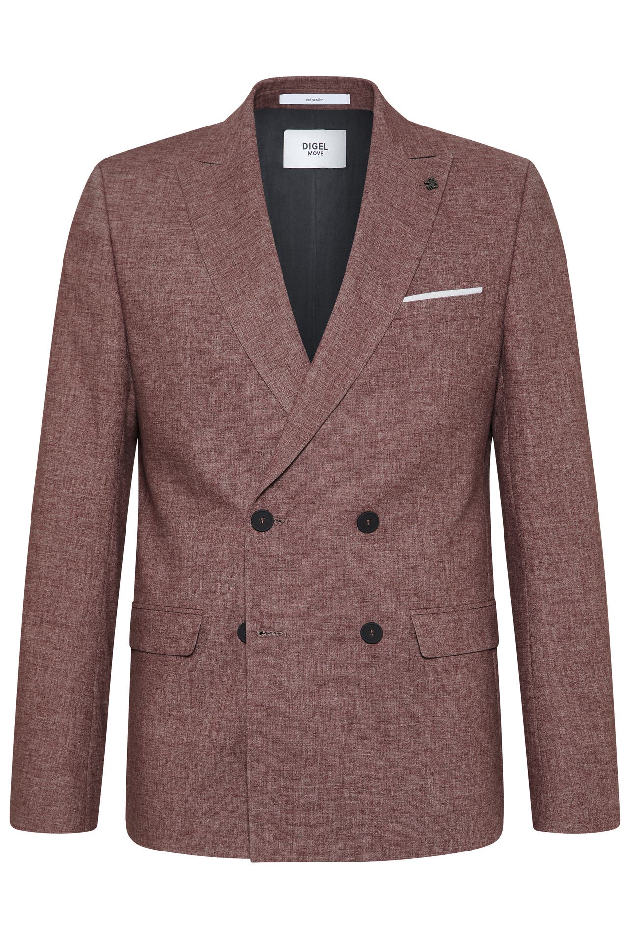 DIGEL Business-Sakko Nash Rotbraun Extra Slim Fit, Bild 1