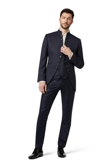 DIGEL Business-Sakko Rinor Dunkelblau Slim Fit